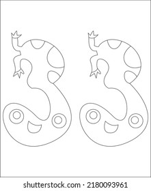 coloring page coloring book page coloring book page for kids line art vector art number funny kids