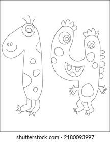 Coloring Page Coloring Book Page Coloring Stock Vector (Royalty Free ...