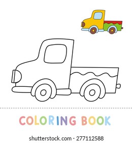 coloring page car