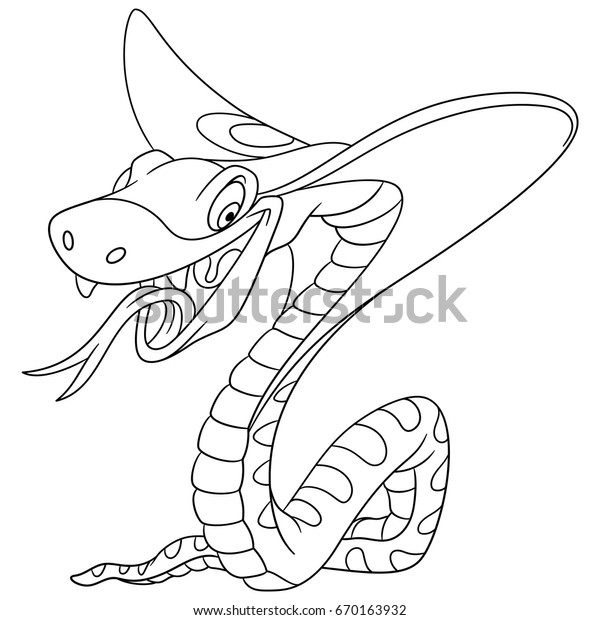 King Cobra Coloring Page - free coloring pages