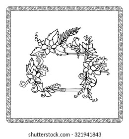 5200 Top Coloring Pages Of Flower Borders Download Free Images