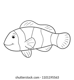 395 Clown fish coloring page Images, Stock Photos & Vectors | Shutterstock