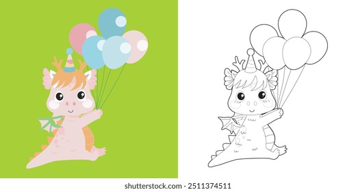 Coloring page for children. coloring page worksheet, Coloring activity. Education for preschool. 
