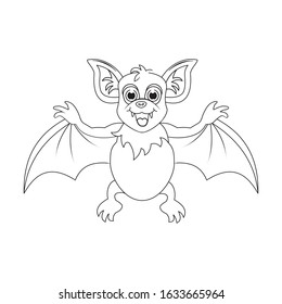 1040  Cute Bat Coloring Pages  Best HD