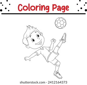 Coloring page kid hobbies. kids coloring book