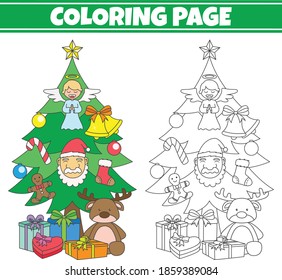 coloring page for kids activity