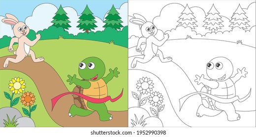 coloring page for kids activity