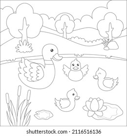 coloring page for kids activity