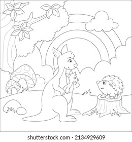 coloring page for kids activity