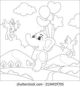coloring page for kids activity