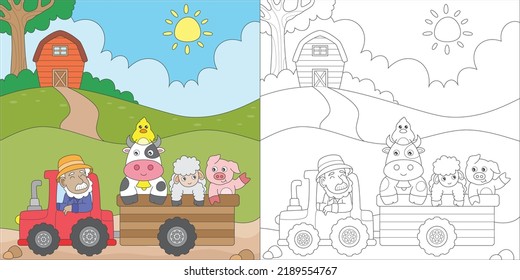 coloring page for kids activity