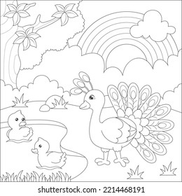 coloring page for kids activity