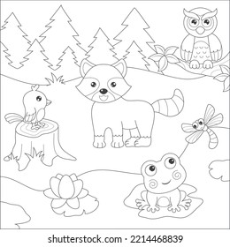coloring page for kids activity