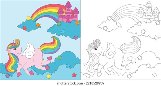 coloring page for kids activity