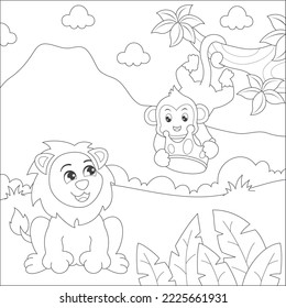 coloring page for kids activity