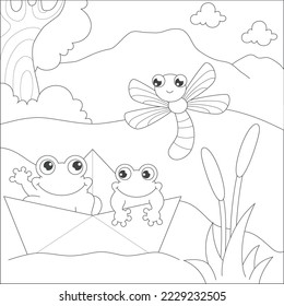 coloring page for kids activity