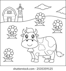 coloring page for kids activity