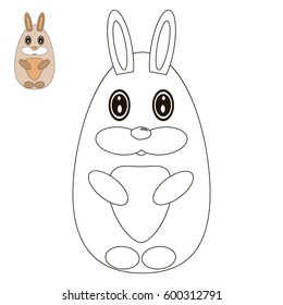 Coloring page for kids. Vector.