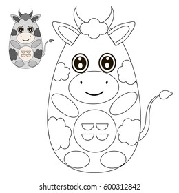 Coloring page for kids. Vector.