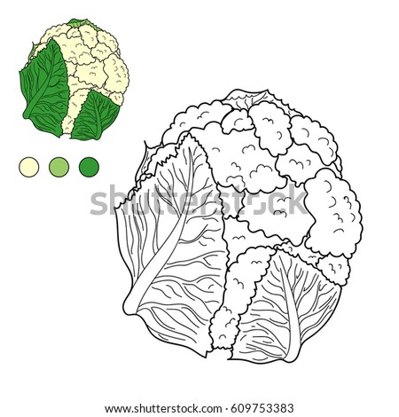 Coloring Page Kids Vector Stock Royalty Free 609753383