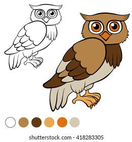 Owl coloring page Images, Stock Photos & Vectors | Shutterstock