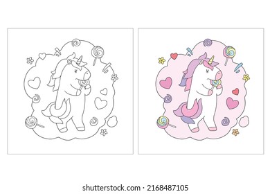 coloring page made for kids