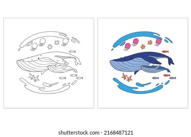 coloring page made for kids