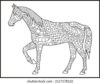 357 Horse head mandala Images, Stock Photos & Vectors | Shutterstock