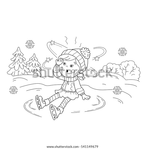 Image Vectorielle De Stock De Page De Coloriage Plan De Dessin 541149679