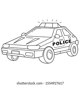   Coloring Book Pages Police Car  Best Free