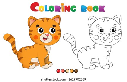 Chat Coloriage Stock Illustrations Images Vectors Shutterstock