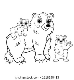 41 Cartoon Bear Coloring Pages  HD