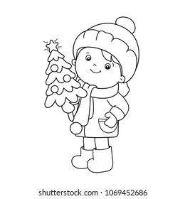 coloring pages christmas outlines