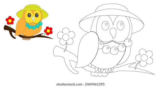 Búho, educación y desarrollo, dibujo, ilustración