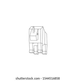 coloring page of the rhinoceros