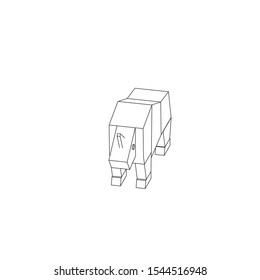 coloring page of the rhinoceros