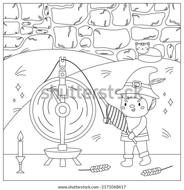 rumpelstiltskin coloring pages