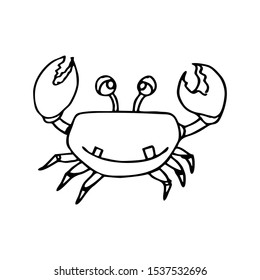 Coloring Page Sea Creatures Stock Vector (Royalty Free) 1537532696 ...