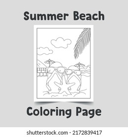 91,638 Summer Beach Outline Images, Stock Photos & Vectors | Shutterstock