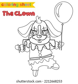 Coloring page for toddlers. Cute animal dress in Halloween costumes. Activity kit for kindergarten students. Cute Halloween illustration. Coloring Halloween worksheet page. Vector illustration file