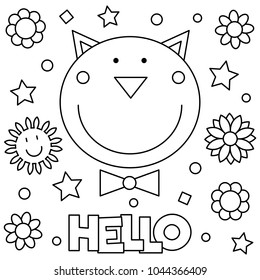 Coloring page. Vector illustration.