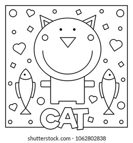 Coloring page. Vector illustration.