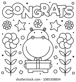 Coloring page. Vector illustration.