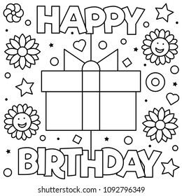 Coloring page. Vector illustration.
