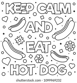 Coloring page. Vector illustration.