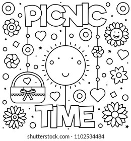Coloring page. Vector illustration.