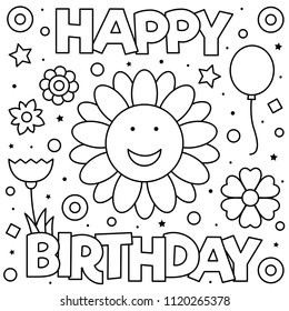 Coloring Page Vector Illustration Stock Vector (Royalty Free ...