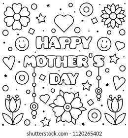 Coloring page. Vector illustration.