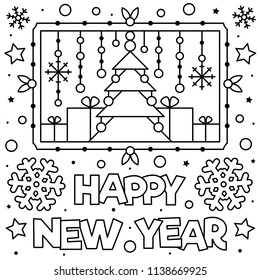 Coloring page. Vector illustration.