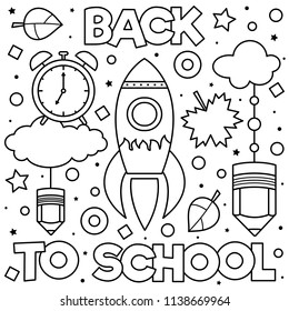Coloring page. Vector illustration.
